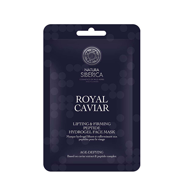 Liftingová a zpevňující peptidová hydrogelová pleťová maska Royal Caviar (Peptide Hydrogel Face Mask) 1 ks