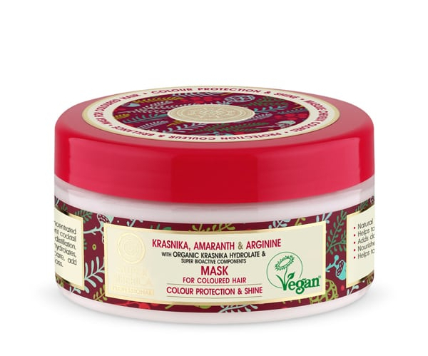 Maska pro barvené vlasy Brusinka, amarant a arginin Super Siberica (Mask for Coloured Hair) 300 ml