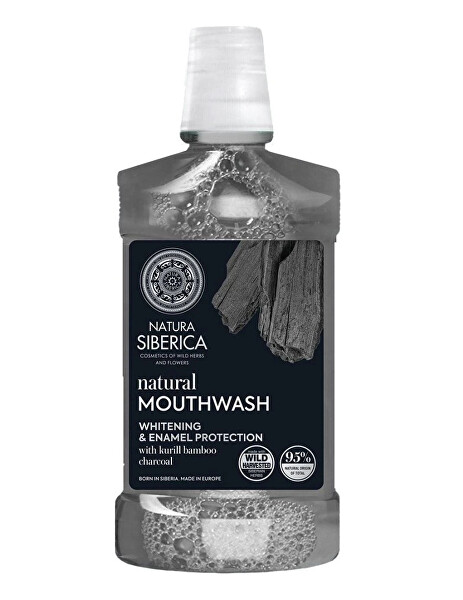 Přírodní ústní voda s Bambusovým uhlím (Natural Mouthwash) 520 ml