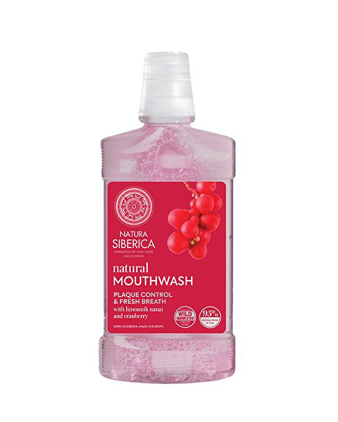 Přírodní ústní voda s Limonnikem nanai a brusinkami (Natural Mouthwash) 520 ml