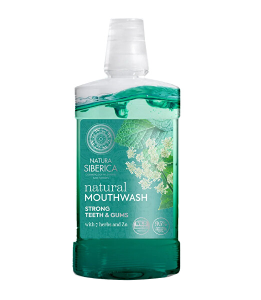 Přírodní ústní voda se 7 Sibiřskými bylinami a zinkem (Natural Mouthwash) 520 ml