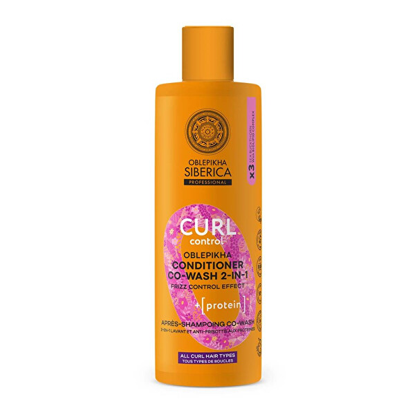 Proteinový mycí kondicionér 2v1 pro kudrnaté a vlnité vlasy Curl Control (Conditioner Co-Wash 2-in-1) 400 ml