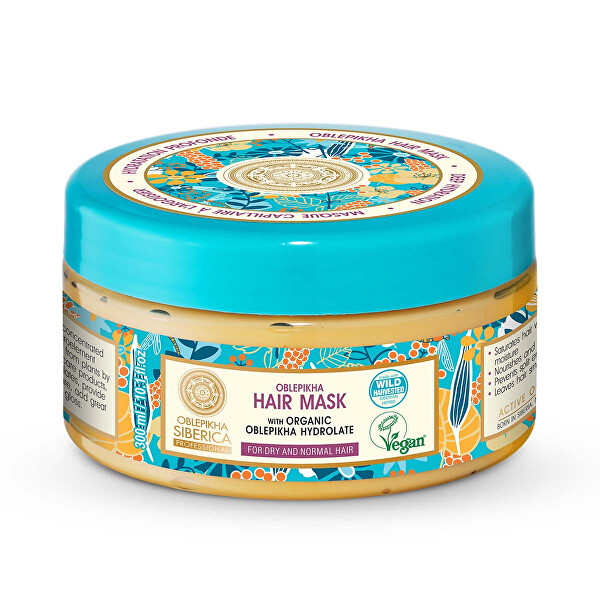 Rakytníková hydratační maska pro normální a suché vlasy Oblepikha (Hair Mask) 300 ml