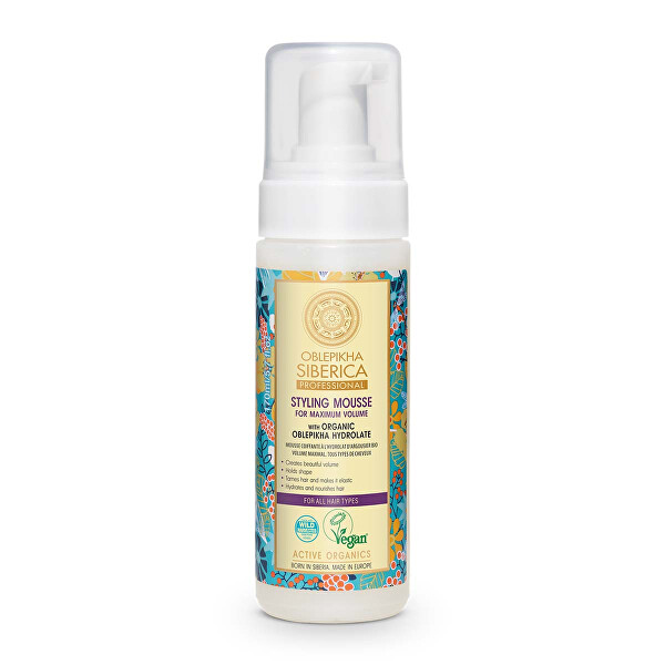 Rakytníková pěna pro maximální objem Oblepikha Siberica (Styling Mousse) 170 ml