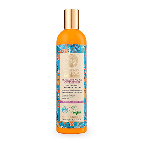 Rakytníkový kondicionér pro normální a mastné vlasy Oblepikha (Deep Cleansing and Care Conditioner) 400 ml