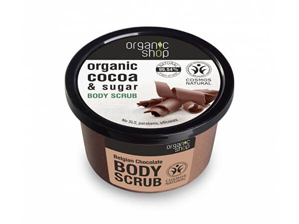 Tělový peeling Organic Cocoa & Sugar (Body Scrub) 250 ml