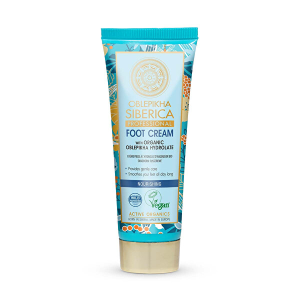 Rakytníkový výživný krém na nohy Oblepikha (Foot Cream) 75 ml