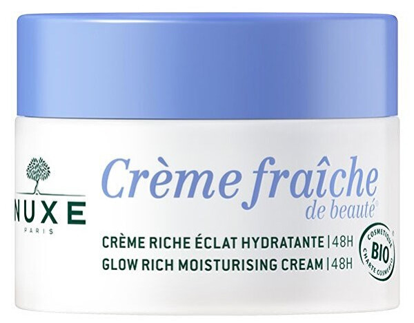 Cremă hidratantă și iluminatoare pentru ten Crème Fraîche de Beauté (Glow Rich Moisturising Cream) 50 ml