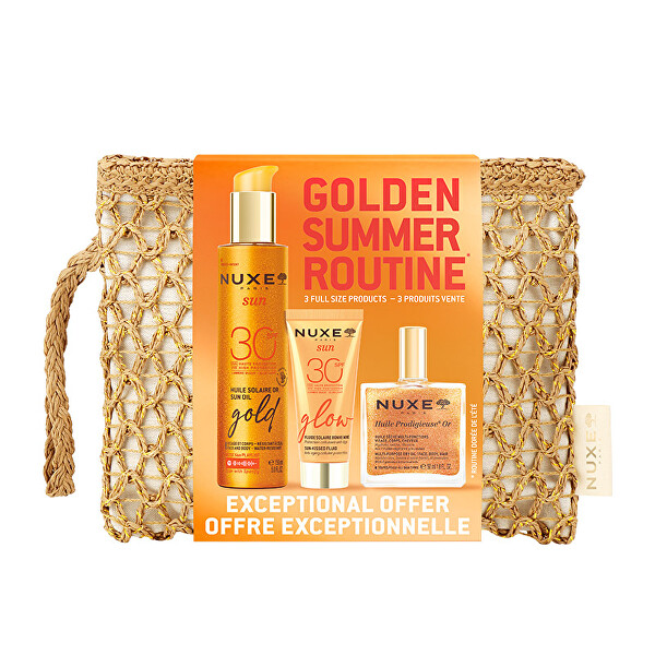 Dárková sada Golden Summer Routine Set