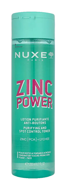 Tonikum proti nedokonalostem pleti Zinc Power (Purifying and Spot Control Toner) 200 ml