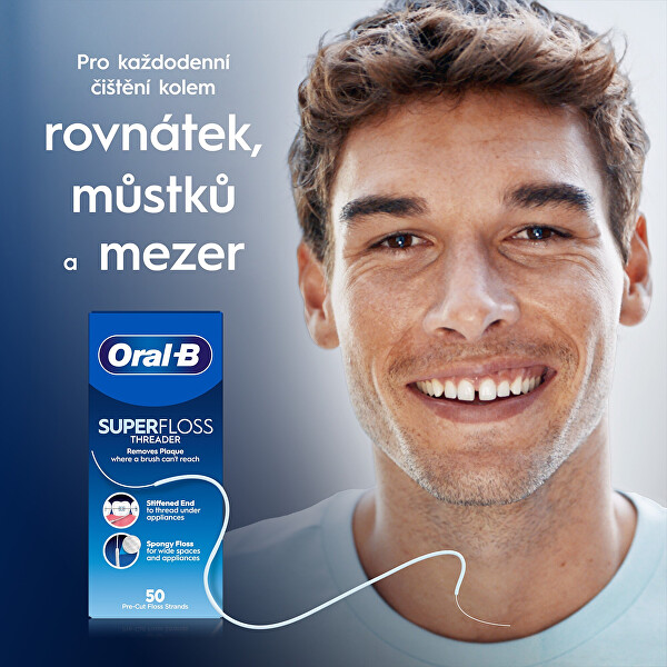 Dentálna niť Super Floss 50 ks