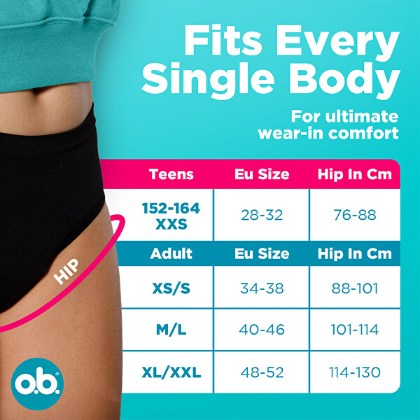 Menstruační kalhotky Teens 152-164