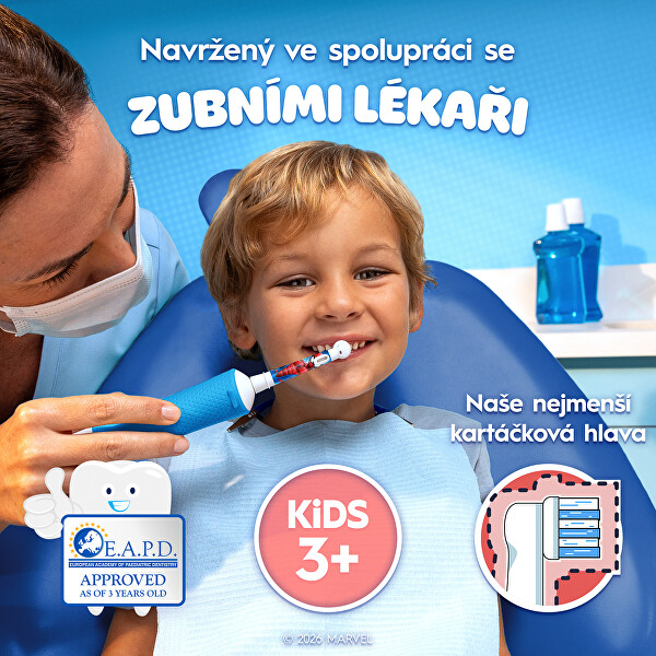 Náhradní hlavice Kids Spiderman 2 ks