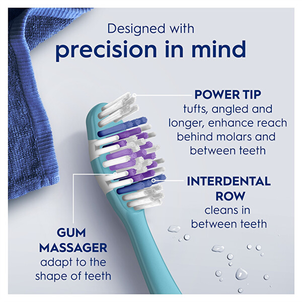 Zubní kartáček Pro-3D White Whitening Clean Medium 2 ks