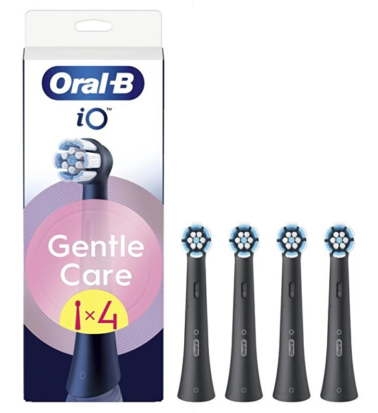 Kartáčkové hlavice iO Gentle Care Black 4 ks