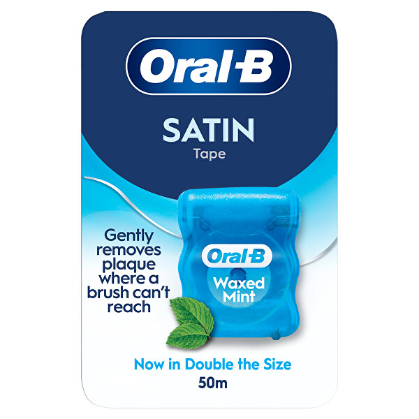 Dentální voskovaná nit Satin Waxed Mint 50 m