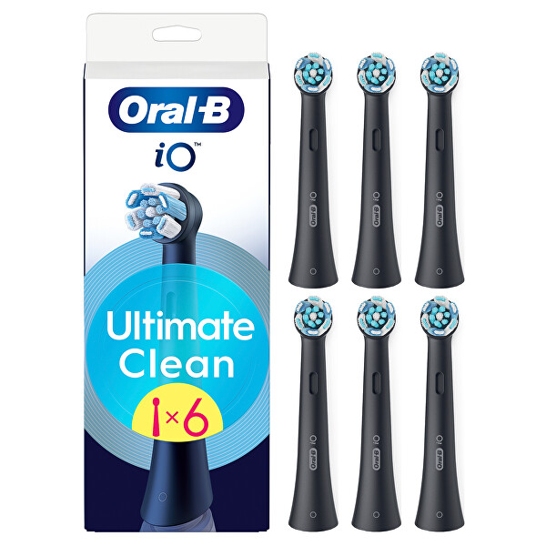 Náhradní hlavice iO Ultimate Clean Black 6 ks