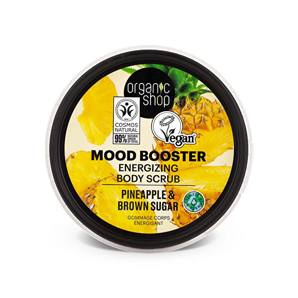 Energizující tělový peeling Ananas a hnědý cukr (Body Scrub) 250 ml