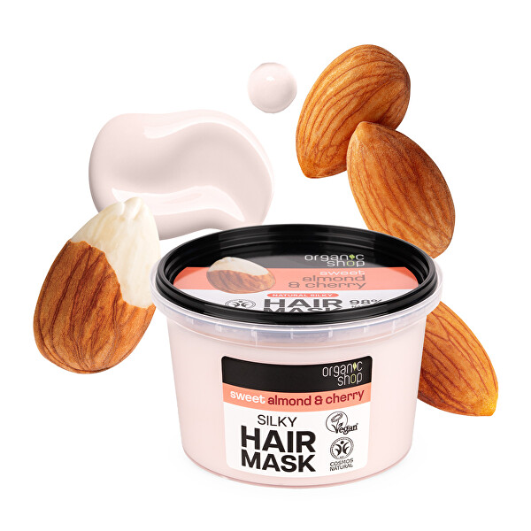 Hedvábná maska na vlasy Mandle a třešeň (Silky Hair Mask) 250 ml