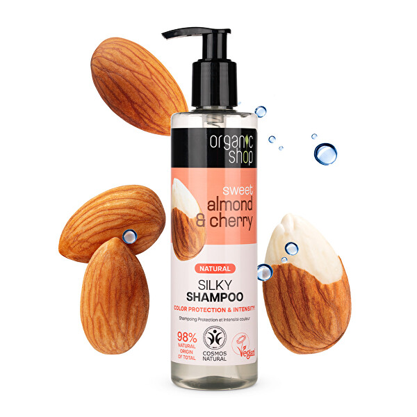 Hedvábný šampon Mandle a třešeň (Silky Shampoo) 280 ml