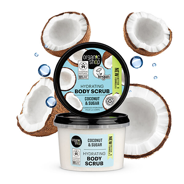 Hydratační tělový peeling Kokos a cukr (Hydrating Body Scrub) 250 ml