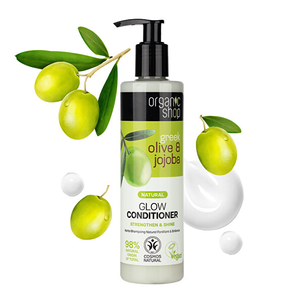 Kondicionér pro zářivý lesk vlasů Oliva a jojoba (Glow Conditioner) 280 ml