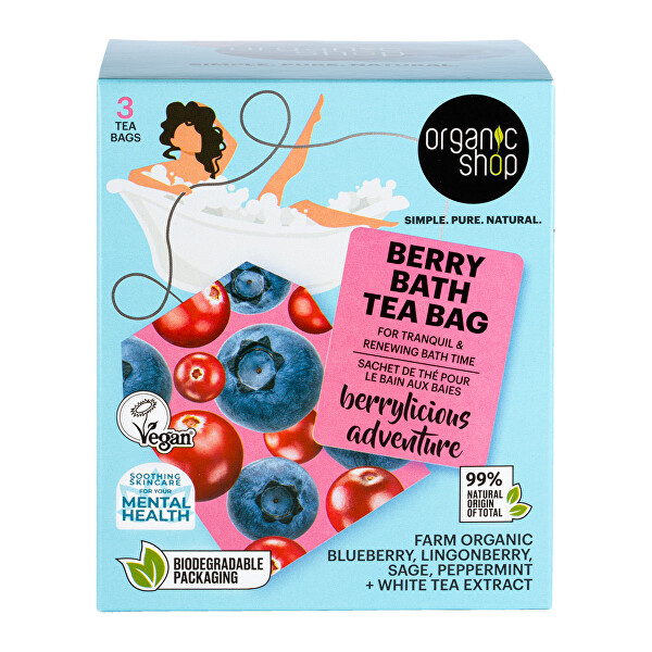 Sáčky do koupele Bobulové dobrodružství (Bath Tea Bag) 3 x 50 g