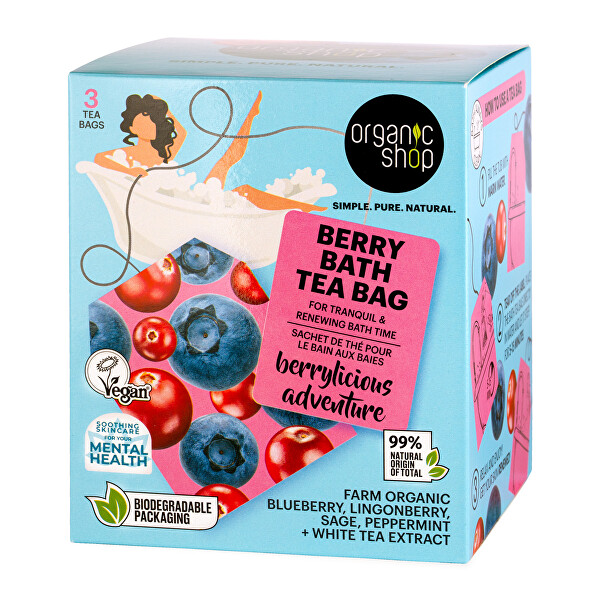 Sáčky do koupele Bobulové dobrodružství (Bath Tea Bag) 3 x 50 g