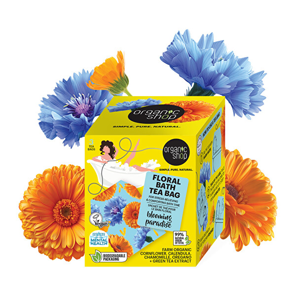 Sáčky do koupele Květinový ráj (Bath Tea Bag) 3 x 50 g