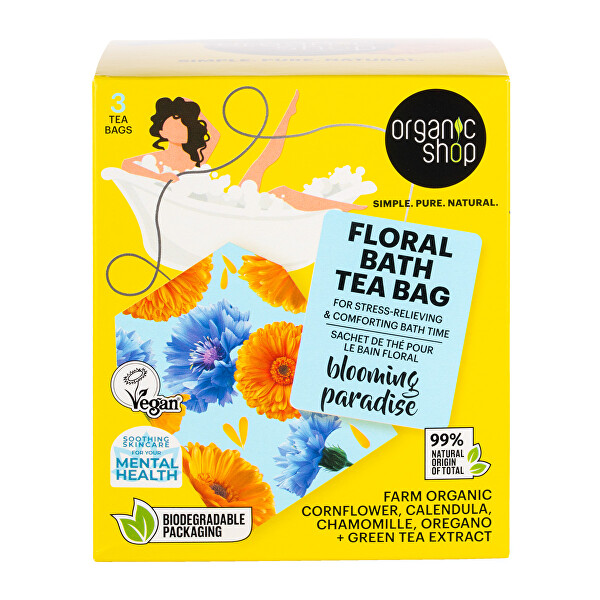 Sáčky do koupele Květinový ráj (Bath Tea Bag) 3 x 50 g