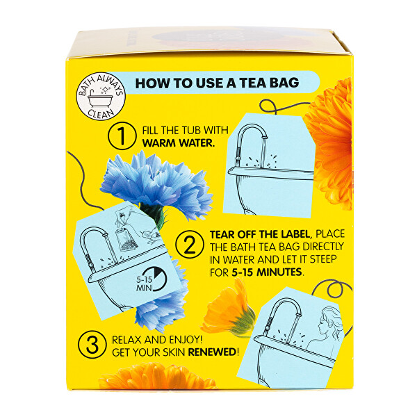 Sáčky do koupele Květinový ráj (Bath Tea Bag) 3 x 50 g