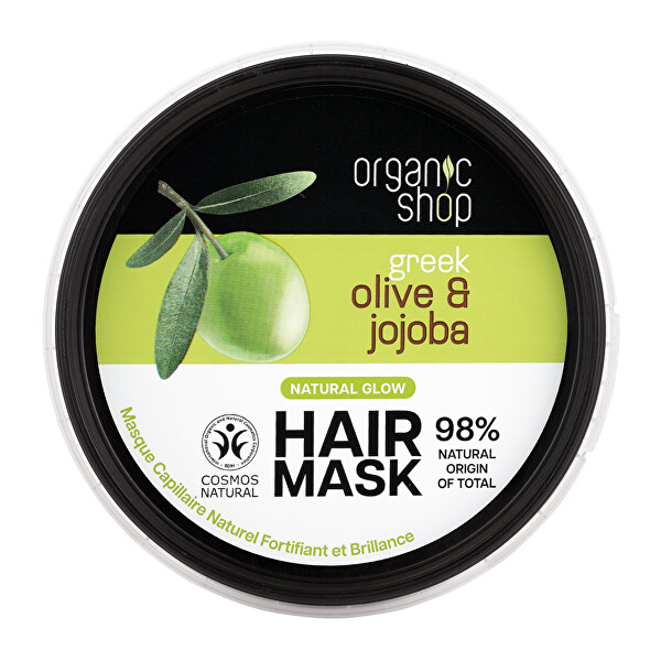 Maska pro zářivý lesk vlasů Oliva a jojoba (Glow Hair Mask) 250 ml