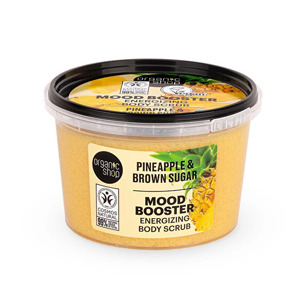 Energizující tělový peeling Ananas a hnědý cukr (Body Scrub) 250 ml