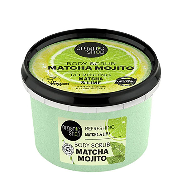 Osvěžující tělový peeling Matcha Mojito Matcha a limetka (Refreshing Body Scrub) 250 ml