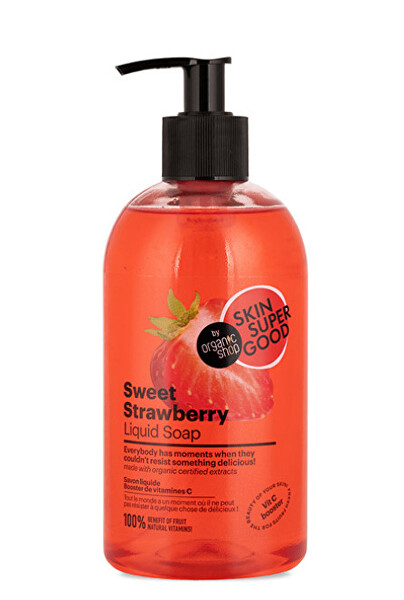 Tekuté mýdlo Sladká jahoda Skin Super Good (Liquid Soap) 500 ml