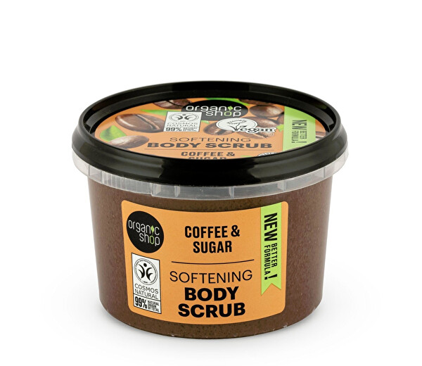 Zjemňující tělový peeling Káva a cukr (Softening Body Scrub) 250 ml