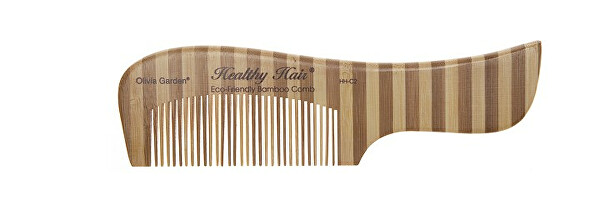 Bambusový hřeben s antistatickým efektem Healthy Hair Eco-Friendly Bamboo Comb C2