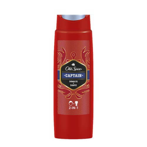 Sprchový gel na tělo a vlasy Captain (Shower Gel + Shampoo) 250 ml