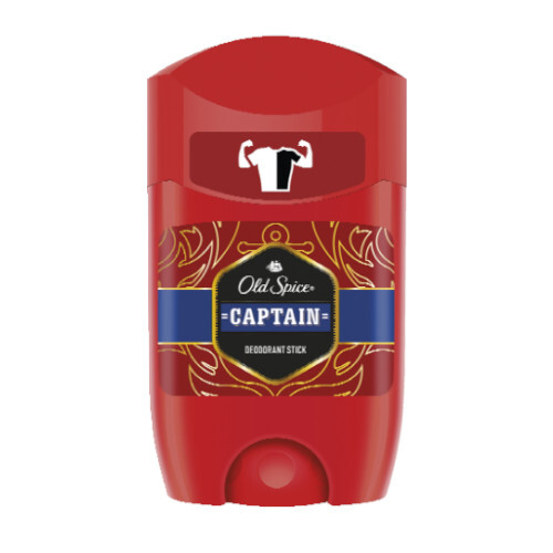 Tuhý deodorant pro muže Captain (Deodorant Stick) 50 ml