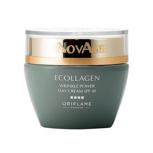 Denní vyhlazující krém proti vráskám NovAge Ecollagen Wrinkle Power SPF 30 (Wrinkle Smoothing Day Cream SPF 30) 50 ml