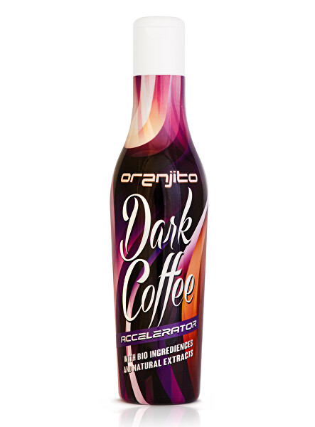 Loțiune de bronzare pentru solar cu aromă de cafea cu lapte (Dark Coffee Accelerator) 200 ml