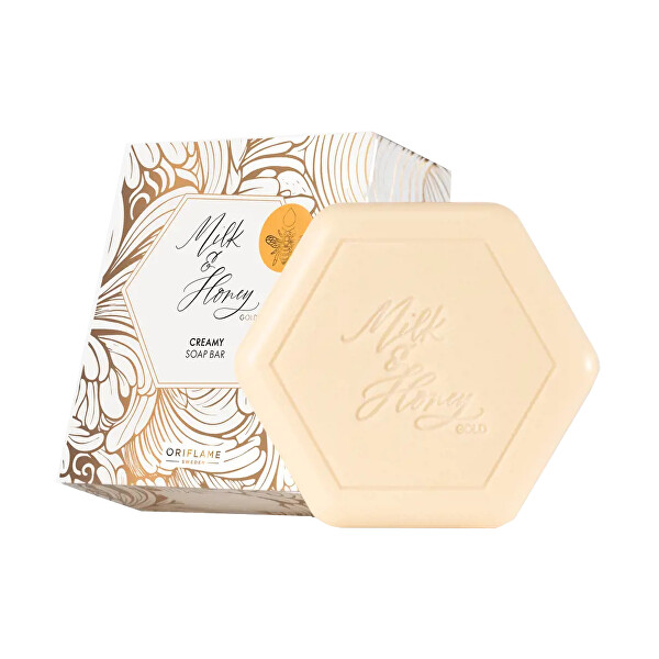 Krémové mýdlo Milk & Honey Gold (Creamy Soap Bar) 90 g