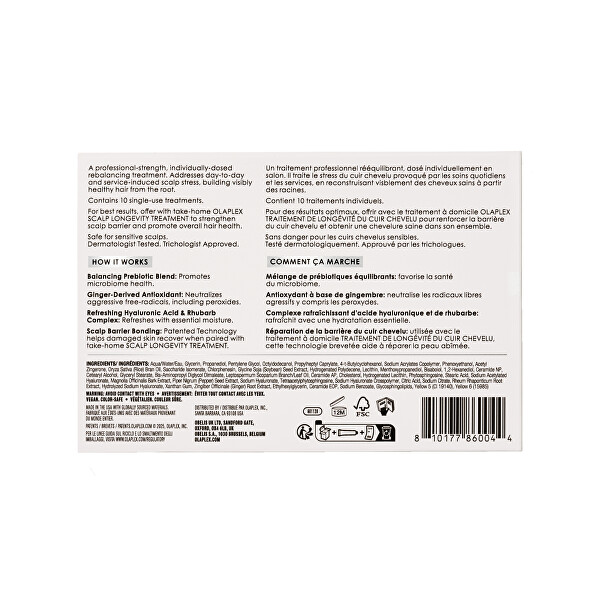 Kúra pro zklidnění a obnovu rovnováhy pokožky hlavy Pro Scalp (Rebalancing Concentrate) 10 x 4 ml