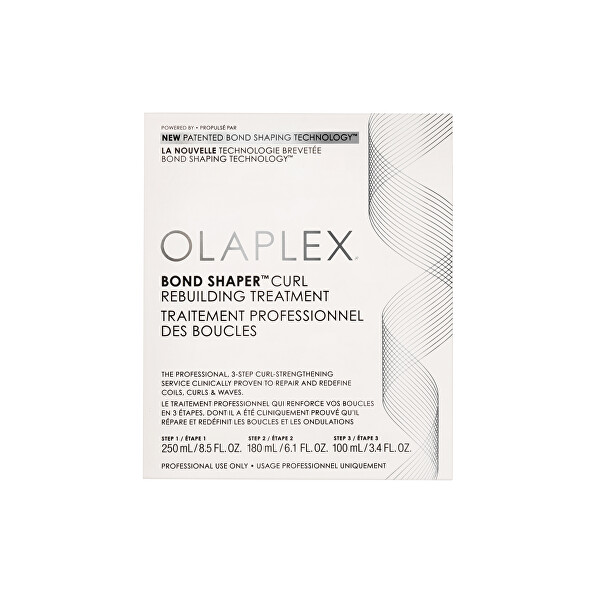 Sada péče pro kudrnaté a vlnité vlasy Bond Shaper Curl Rebuilding Treatment
