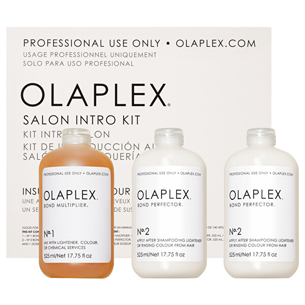 Sada pro barvené nebo chemicky ošetřené vlasy (Salon Intro Kit) 3 x 525 ml