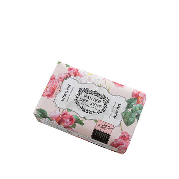 Extra jemné přírodní mýdlo s bambuckým máslem Rose Nectar (Extra-Soft Vegetable Soap) 200 g