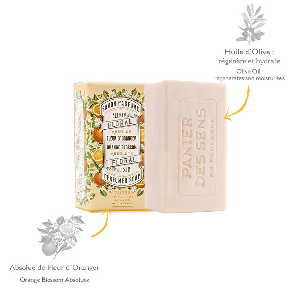 Mýdlo na ruce a tělo Orange Blossom (Perfumed Soap) 150 g