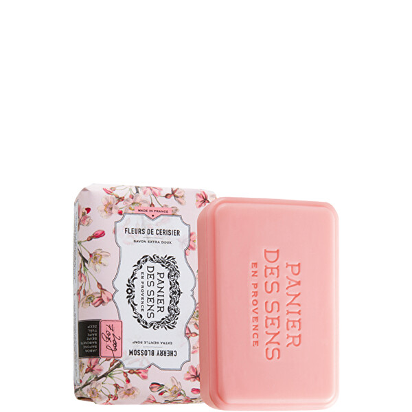 Extra gyengéd natúr szappan shea vajjal Cherry Blossom (Extra-Soft Vegetable Soap) 200 g