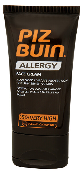 Krém na opaľovanie na tvár SPF 50+ (Allergy Face Cream) 50 ml