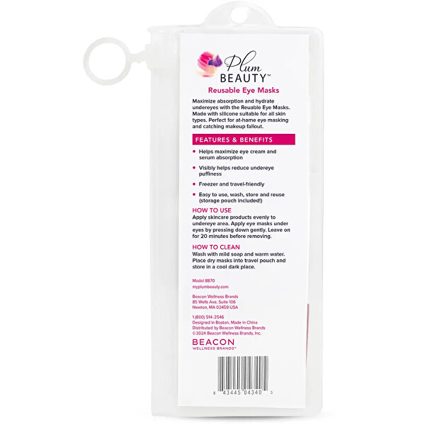 Hydrogelová maska na oční okolí (Reusable Eye Mask) 2 ks